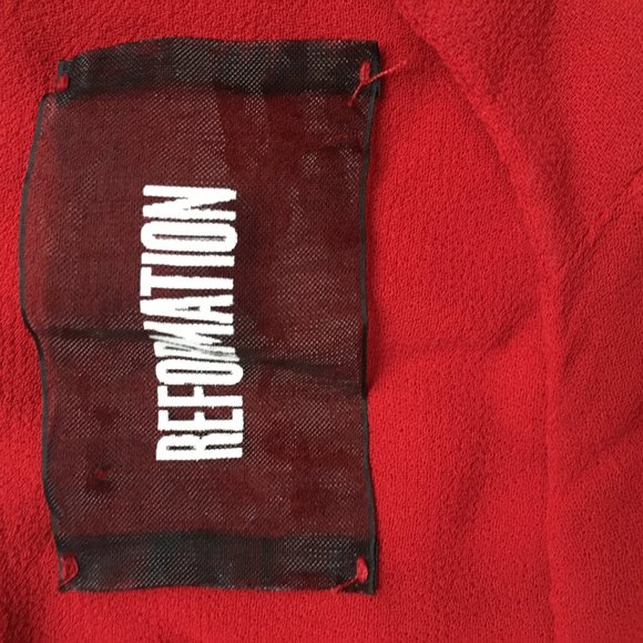 Slinky Red Bodysuit Top - Picture 2 of 2